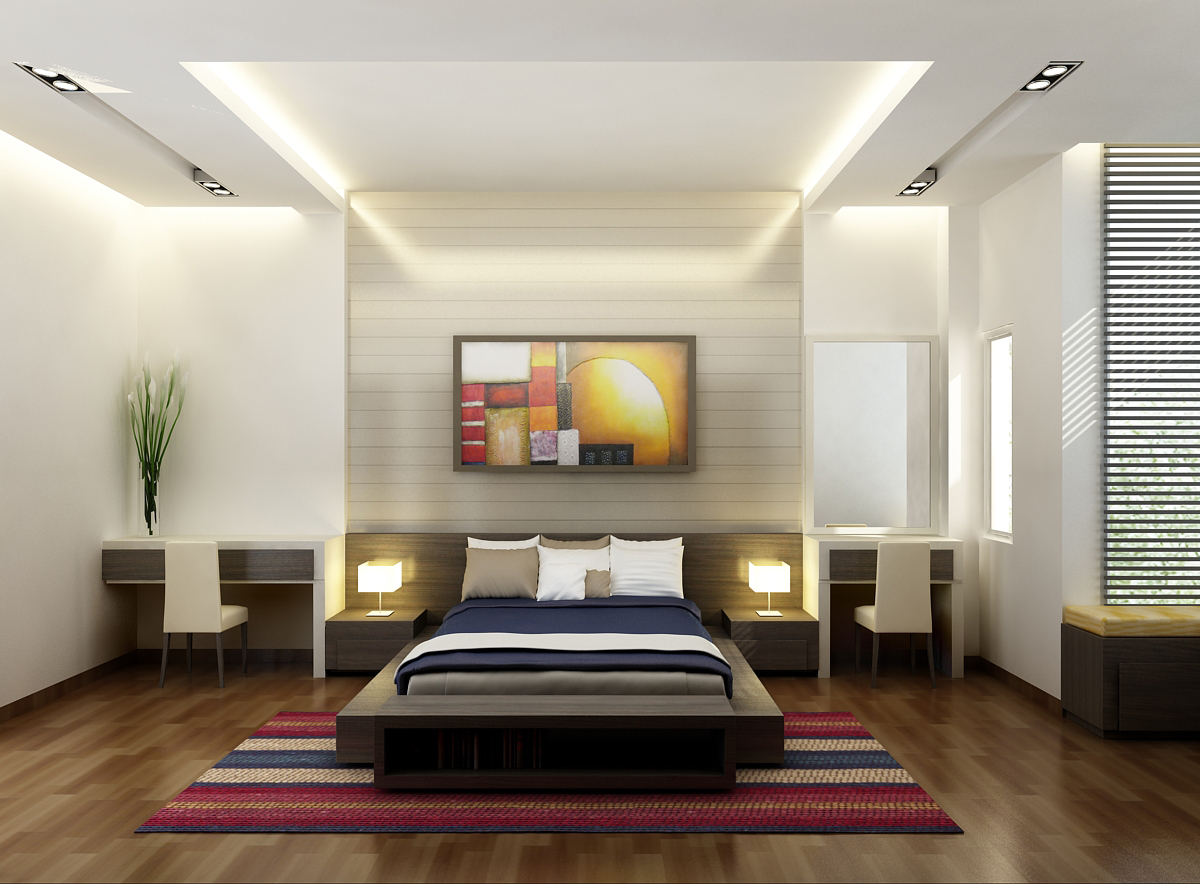 mẫu nội thất phòng ngủ hiện đại đẹp và sang trọng