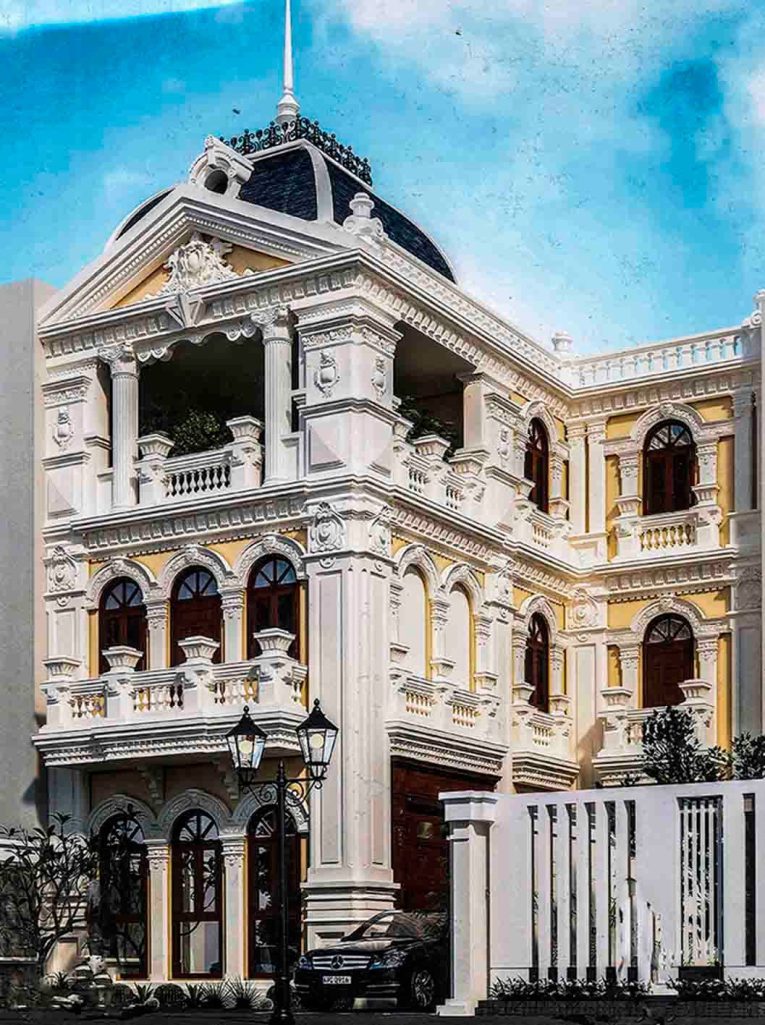 mẫu thiết kế ngoại thấ phong cách cổ điển đẹp