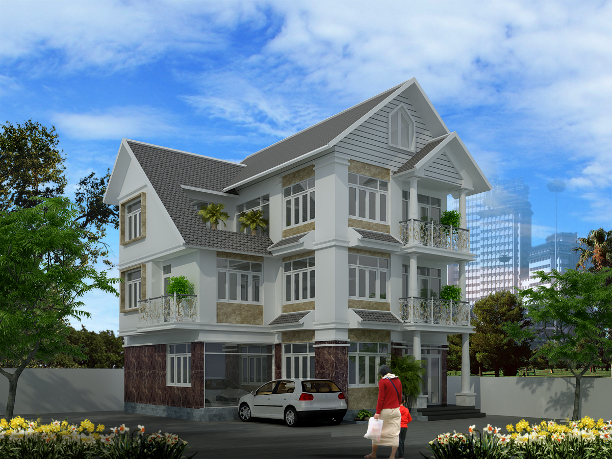mẫu thiết kế ngoại thất hiện đại đẹp