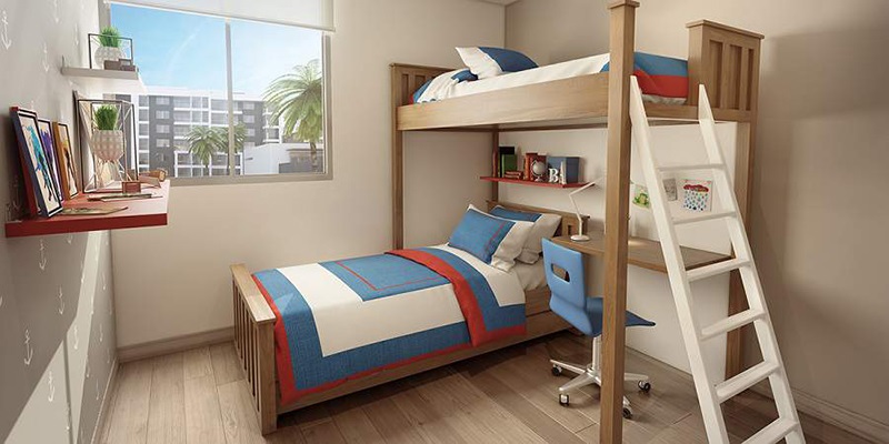 Mẫu thiết kế nội thất chung cư An Bình city 2 phòng ngủ ấm cúng
