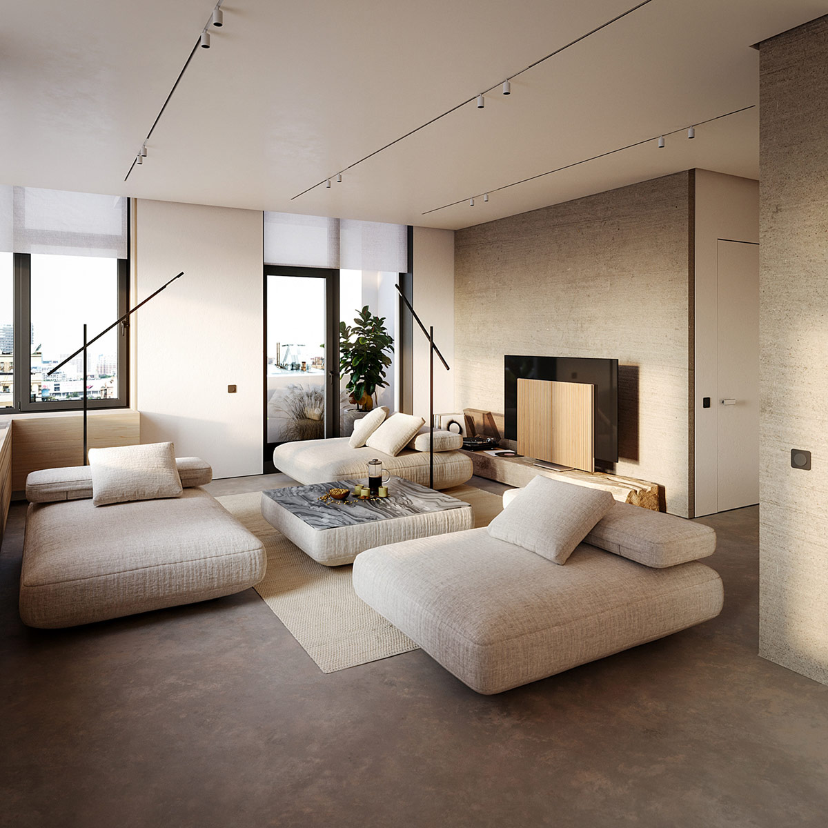 minimalist apartment interior design