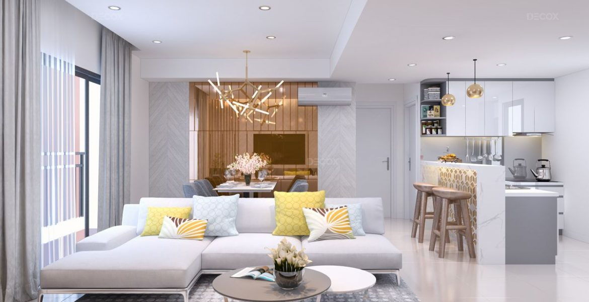 1. Thiết kế nội thất chung cư Hà Nội cần tận dụng tối đa ánh sáng tự nhiên