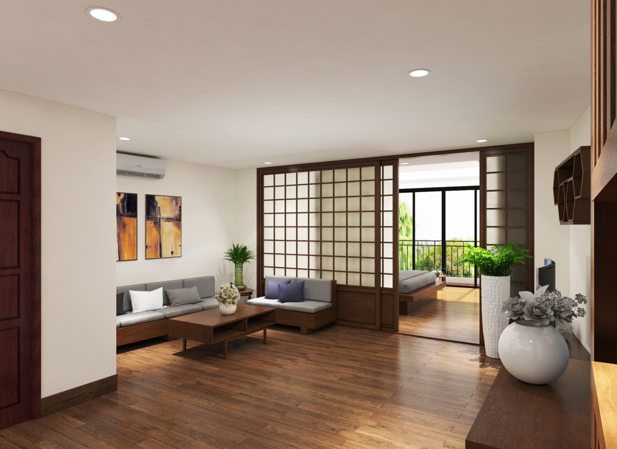 Thiết kế nội thất chung cư kiểu Nhật có đặc trưng gì?