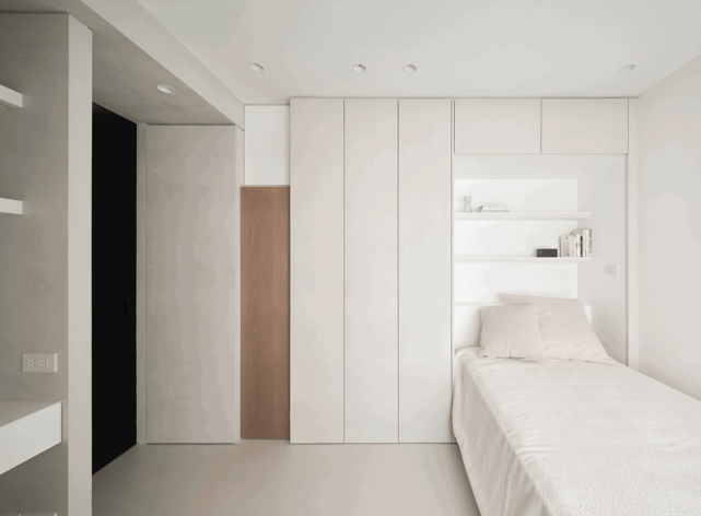 Phòng ngủ số 2 sử dụng giường gấp Murphy - giải pháp hoàn hảo cho những căn phòng diện tích nhỏ
