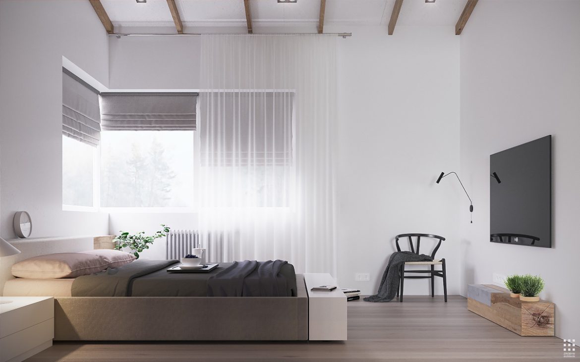 thiết kế căn hộ theo phong cách công nghiệp.